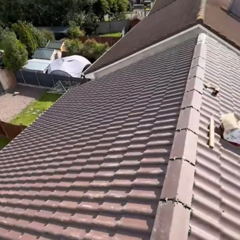 Completed tiled roofing work by Safeguard Roofing in Midleton