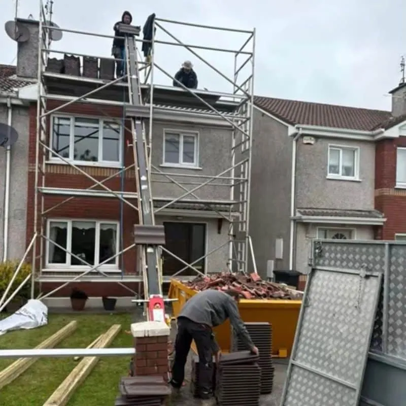New tiled roofing installation in Midleton, County Cork
